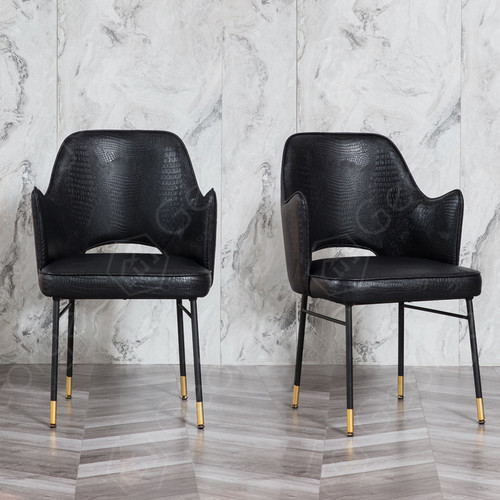 Ht 906 Dining Chair High Quality Black, Tall Black Leather Dining Chairs